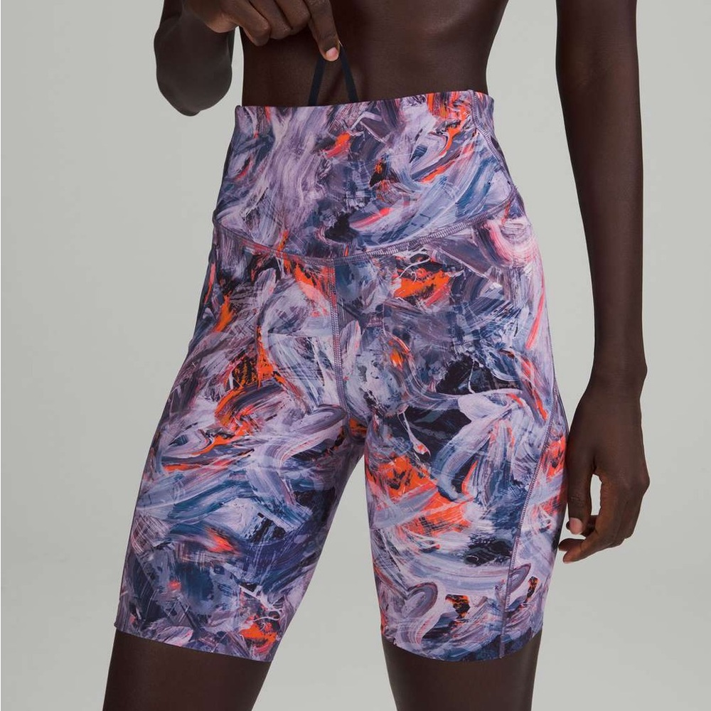 lululemon athletica Multicolor Abstract Athletic Shorts